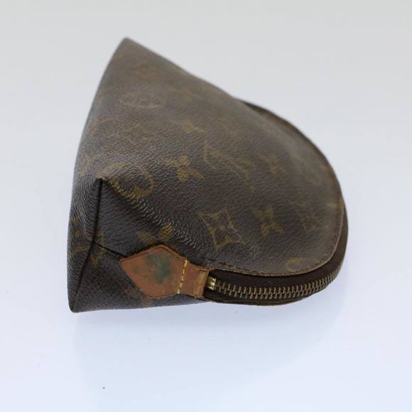 LOUIS VUITTON Monogram Pochette Cosmetic PM Cosmetic Pouch M47515 LV Auth 57871 - Picture 4 of 16